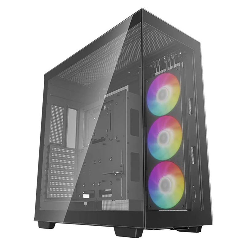 Deepcool CH780 Tempered Glass E-ATX Full Tower Case - Black - صندوق